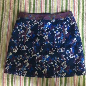 Anthropologie Maeve Floral Skirt